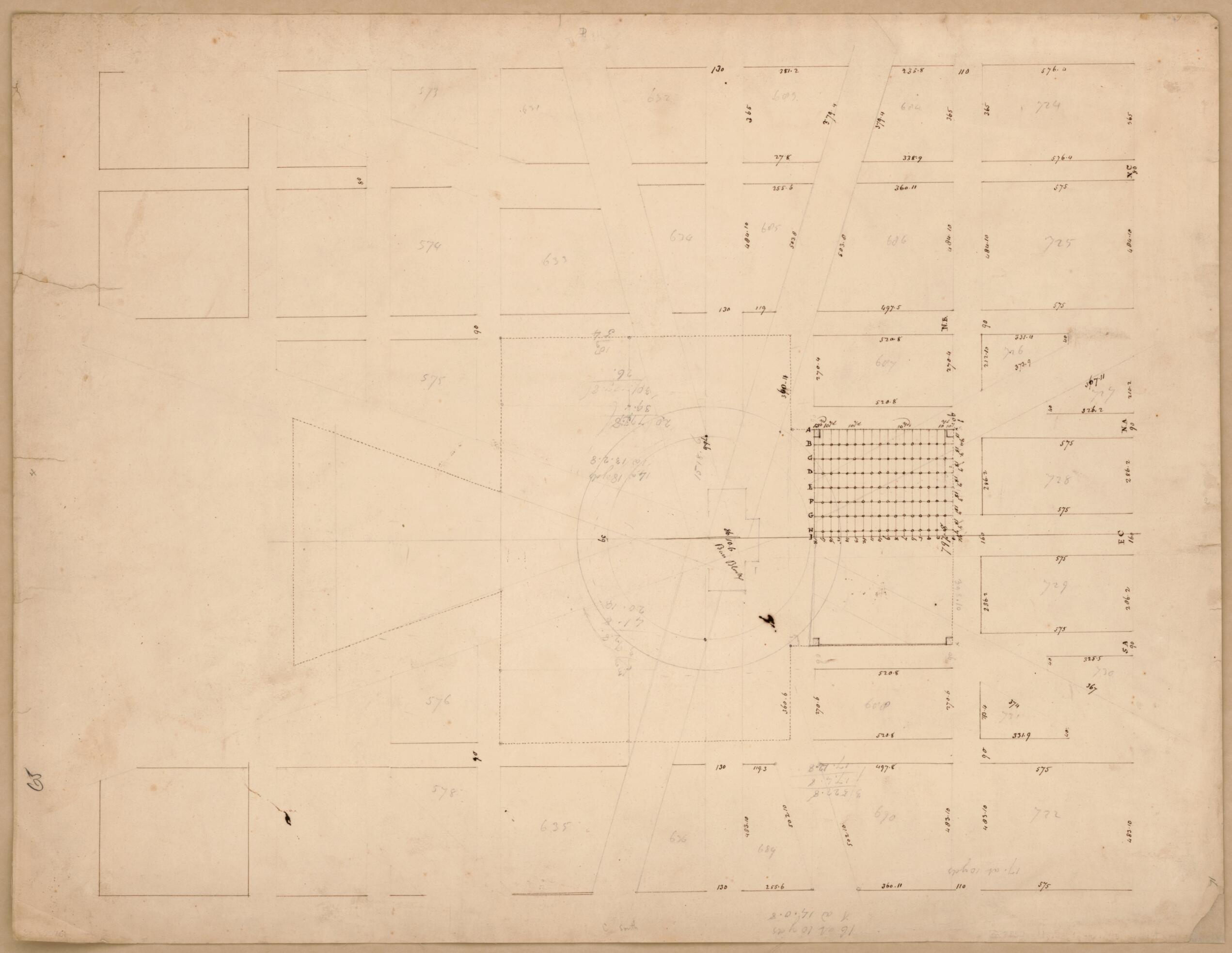 This old map of Map of the Capitol Grounds and Surrounding Squares, Washington D.C. from 1800 was created by in 1800