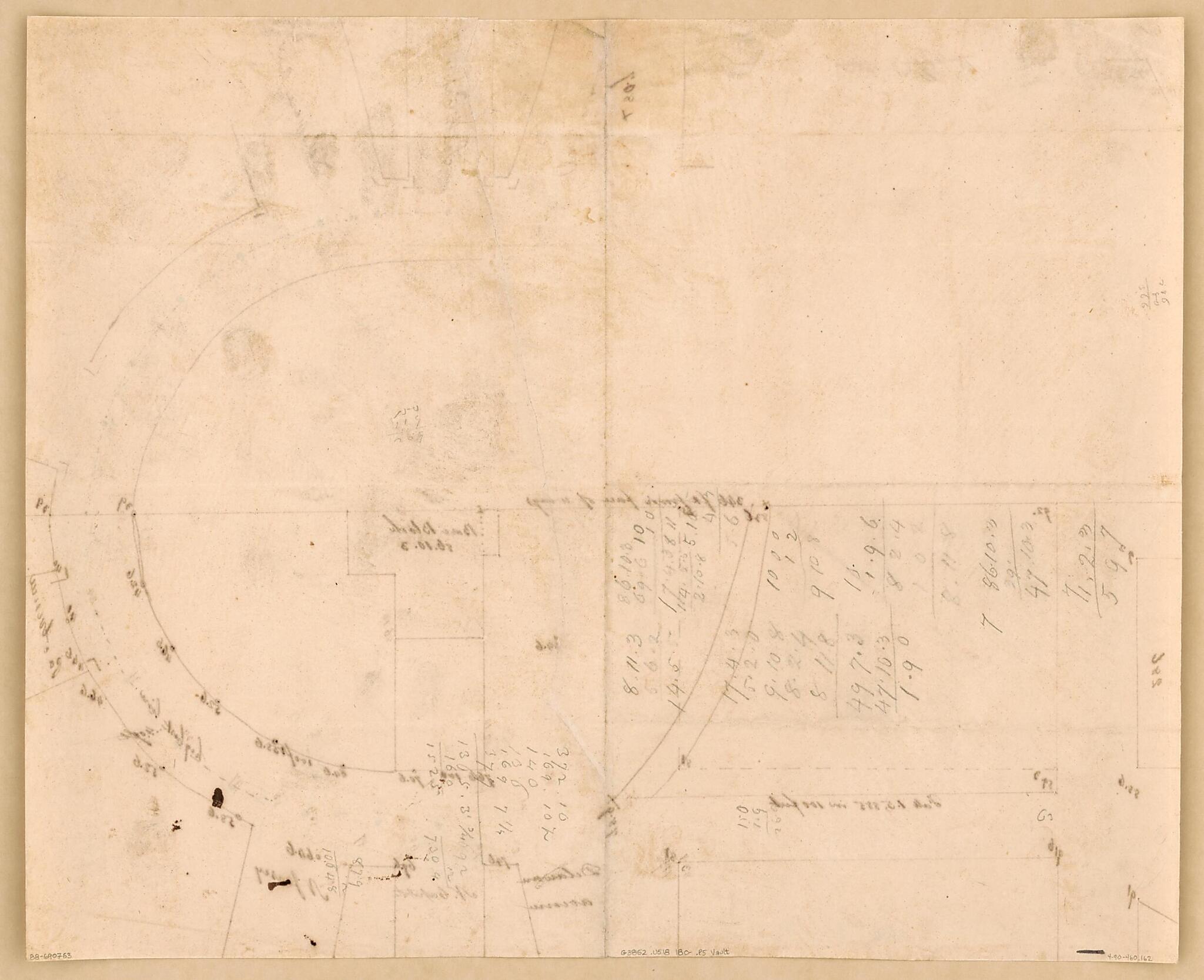 This old map of Plan of a Circle Within the Capitol Grounds, Washington D.C. from 1800 was created by in 1800