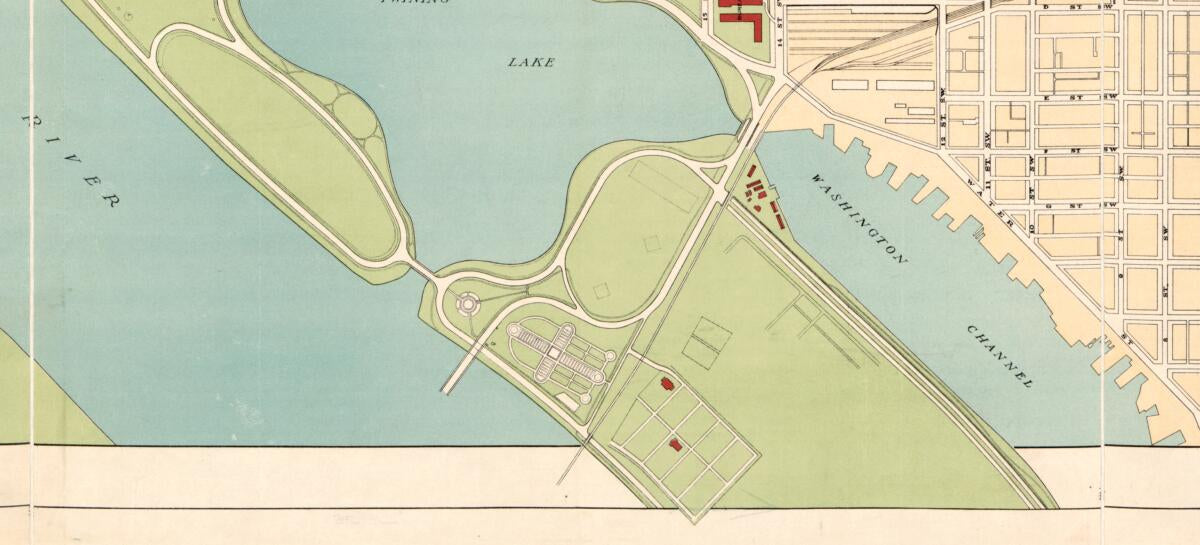 This old map of The Mall and Vicinity, Washington : from 1927 was created by J. Q. Cannon, Geo. E. (George E.) Clark, U. S. (Ulysses S.) Grant,  United States. Army. Engineer Reproduction Plant,  United States. Congress. Senate,  United States. Public Bu
