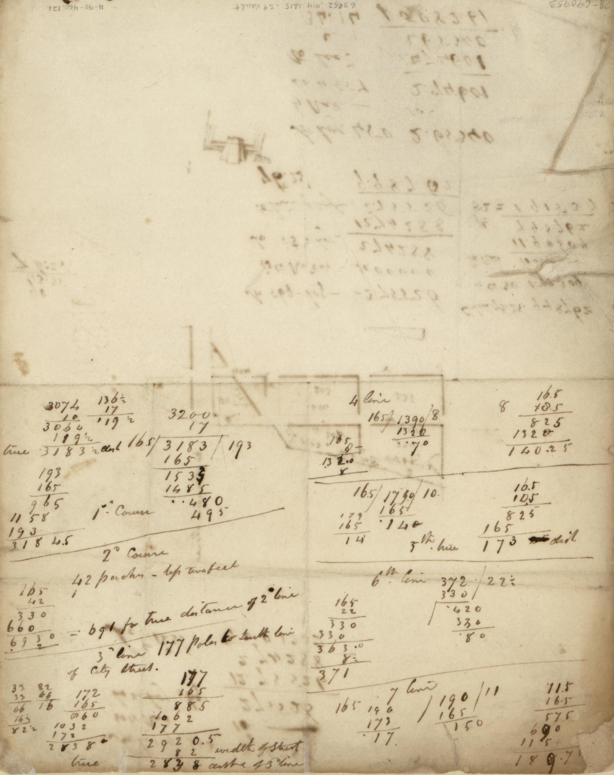 This old map of Survey Map of Area at Meridian Hill, Washington D.C. from 1815 was created by in 1815