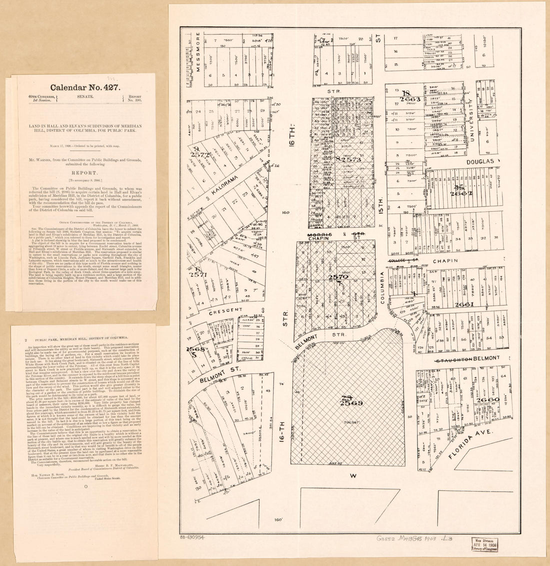 This old map of Land In Hall and Elvan&