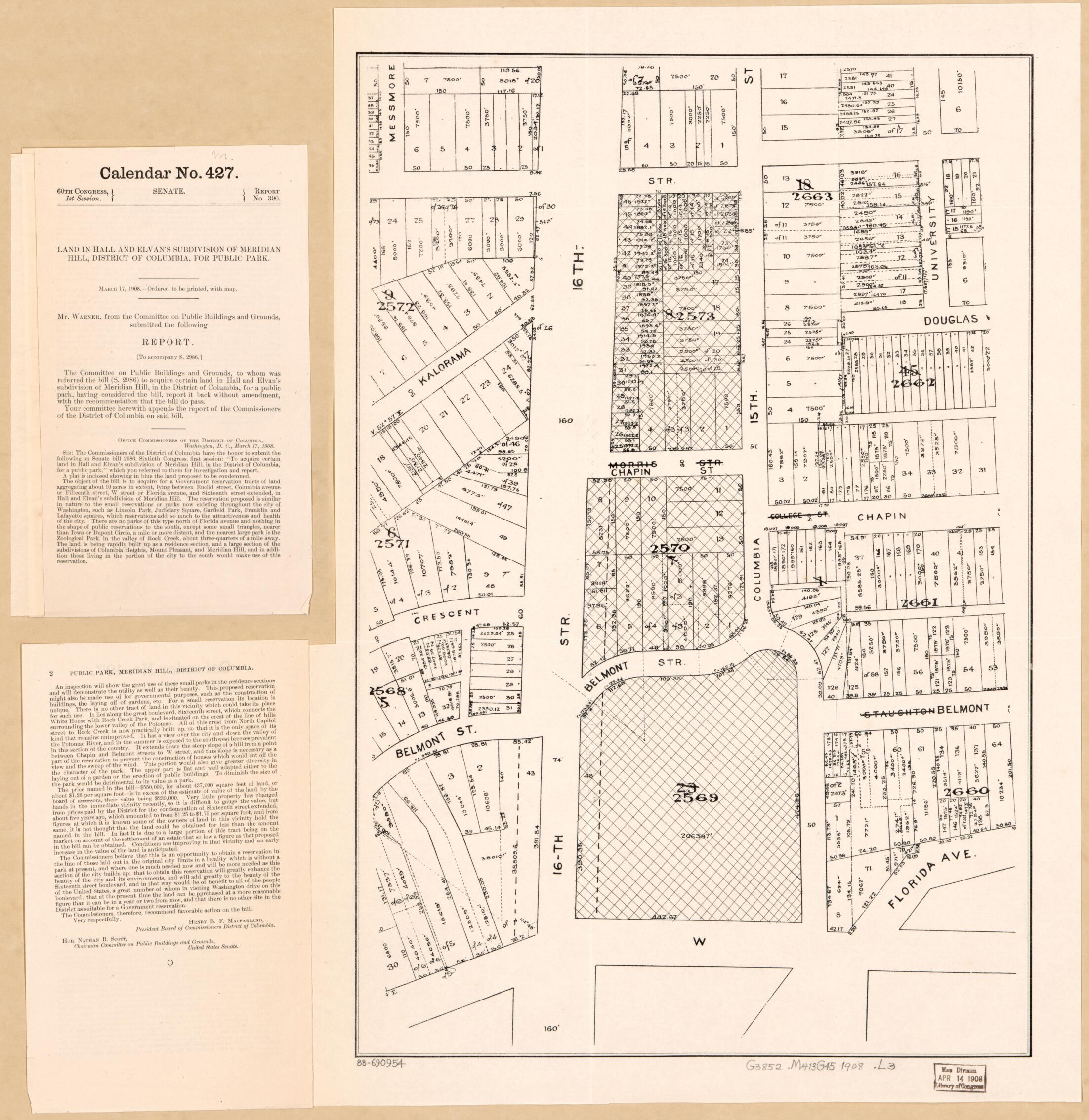 This old map of Land In Hall and Elvan&
