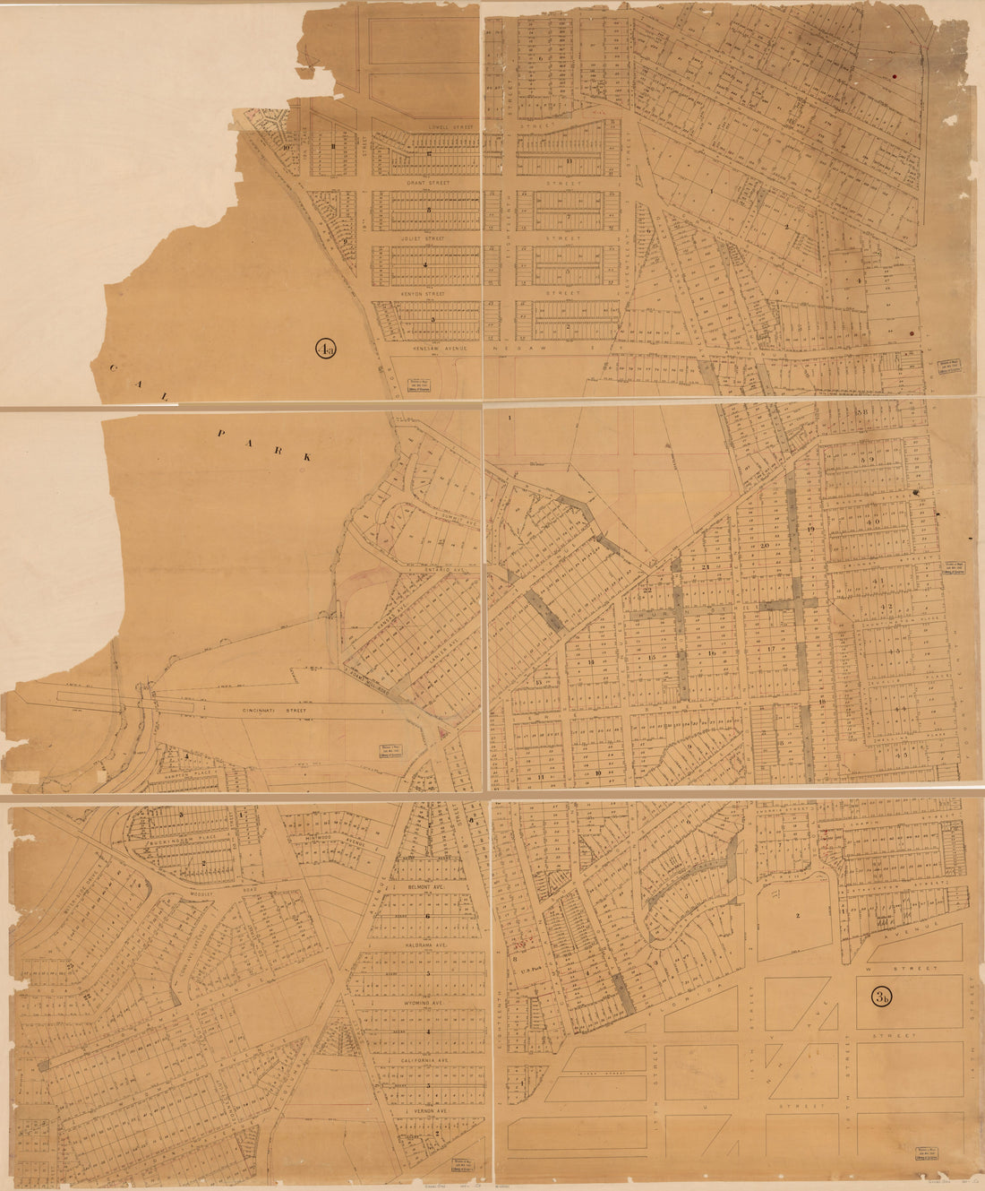 This old map of Cadastral Map of Part of N.W. Washington D.C. Immediately North of Florida Avenue from 1880 was created by in 1880
