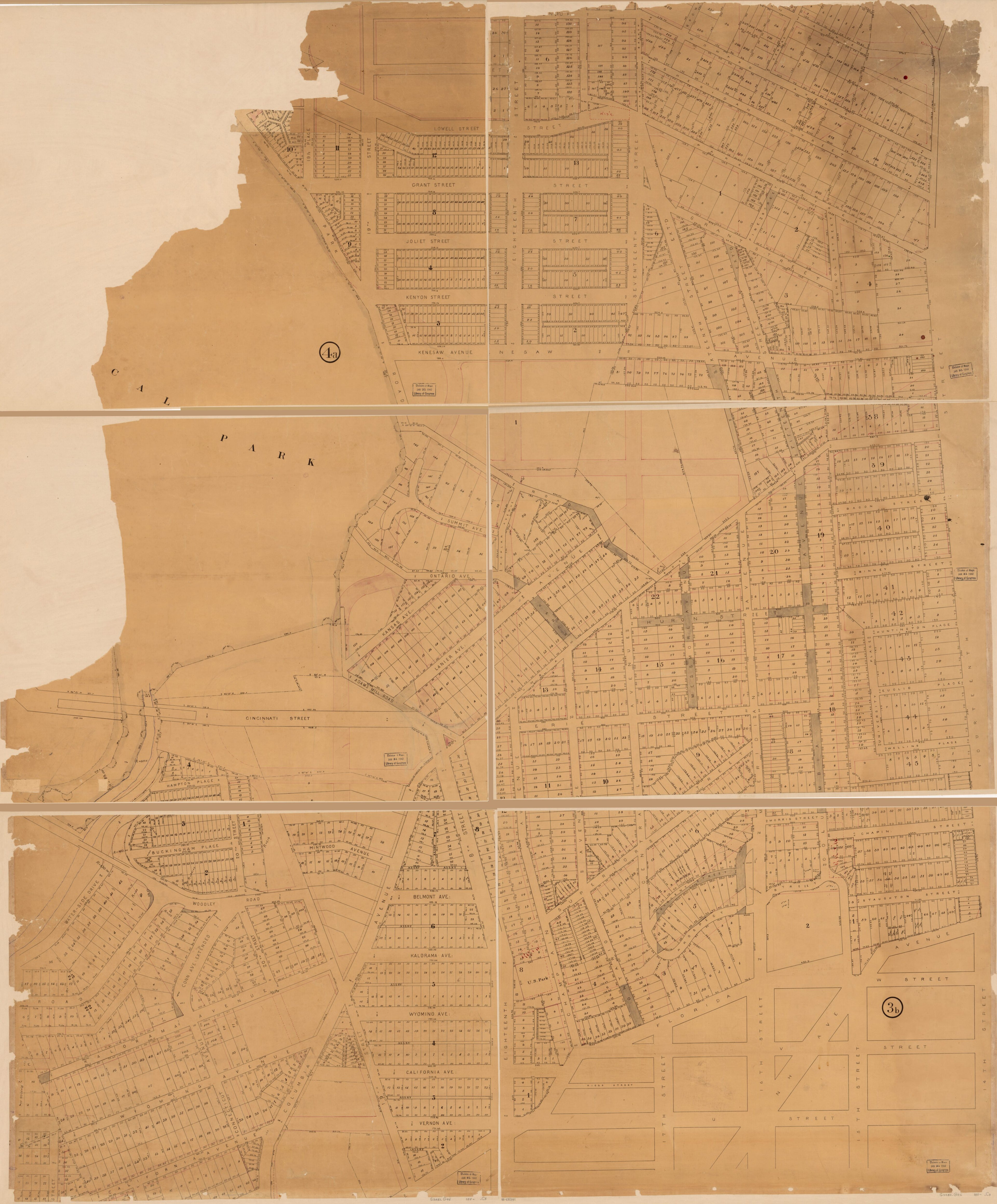 This old map of Cadastral Map of Part of N.W. Washington D.C. Immediately North of Florida Avenue from 1880 was created by in 1880
