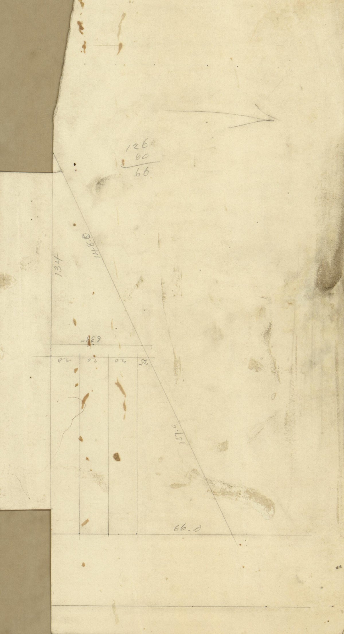 Cadastral Map of Block Possibly In Washington D.C. 1872 by Relic Map Company