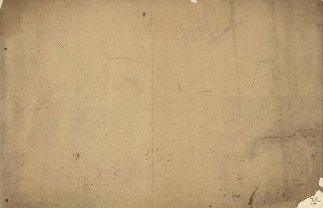 This old map of Cadastral Survey Map of the Hayman Property, Georgetown, Washington D.C. from 1835 was created by Chesapeake and Ohio Canal Company in 1835