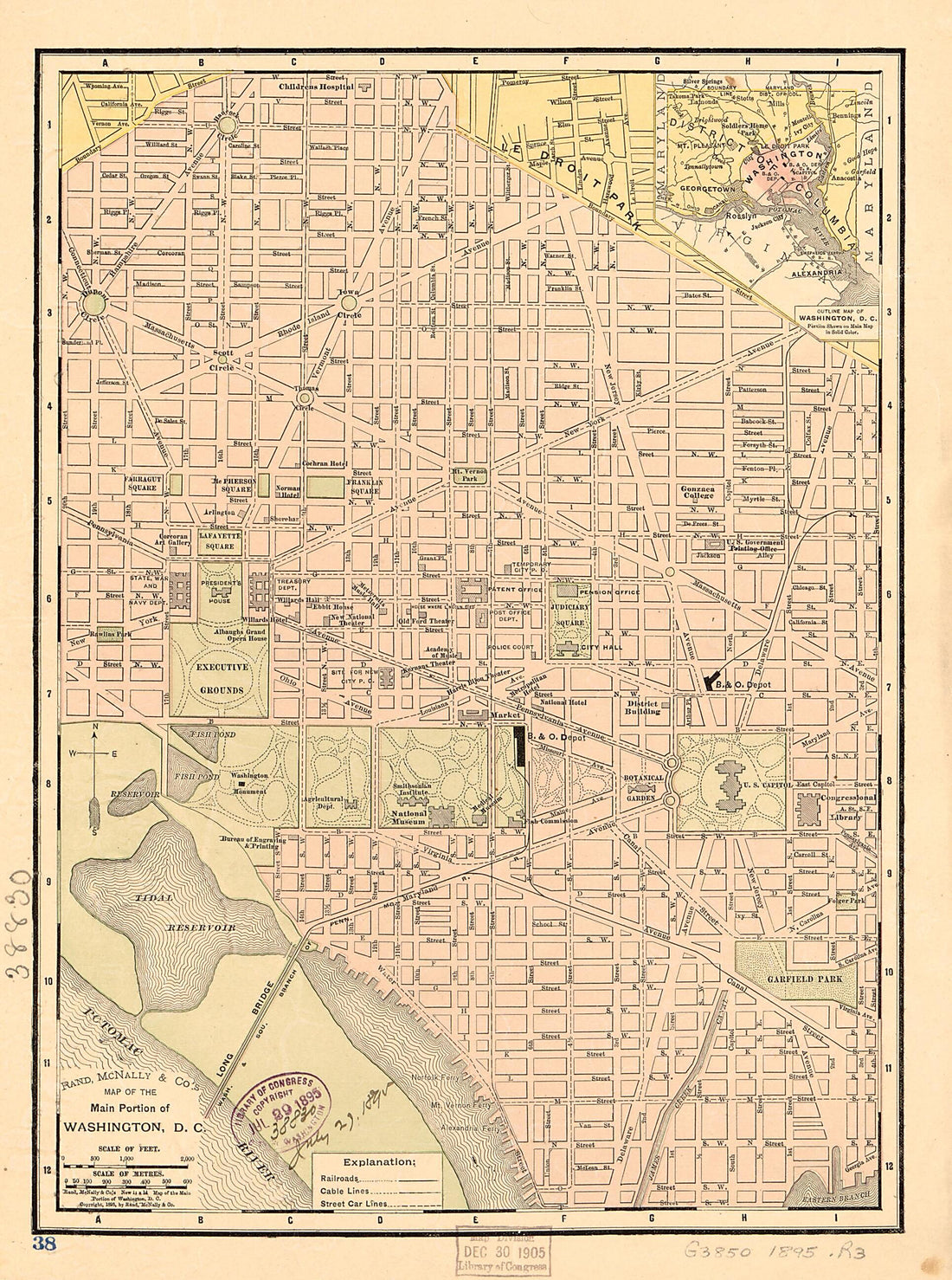 This old map of Rand, McNally & County&