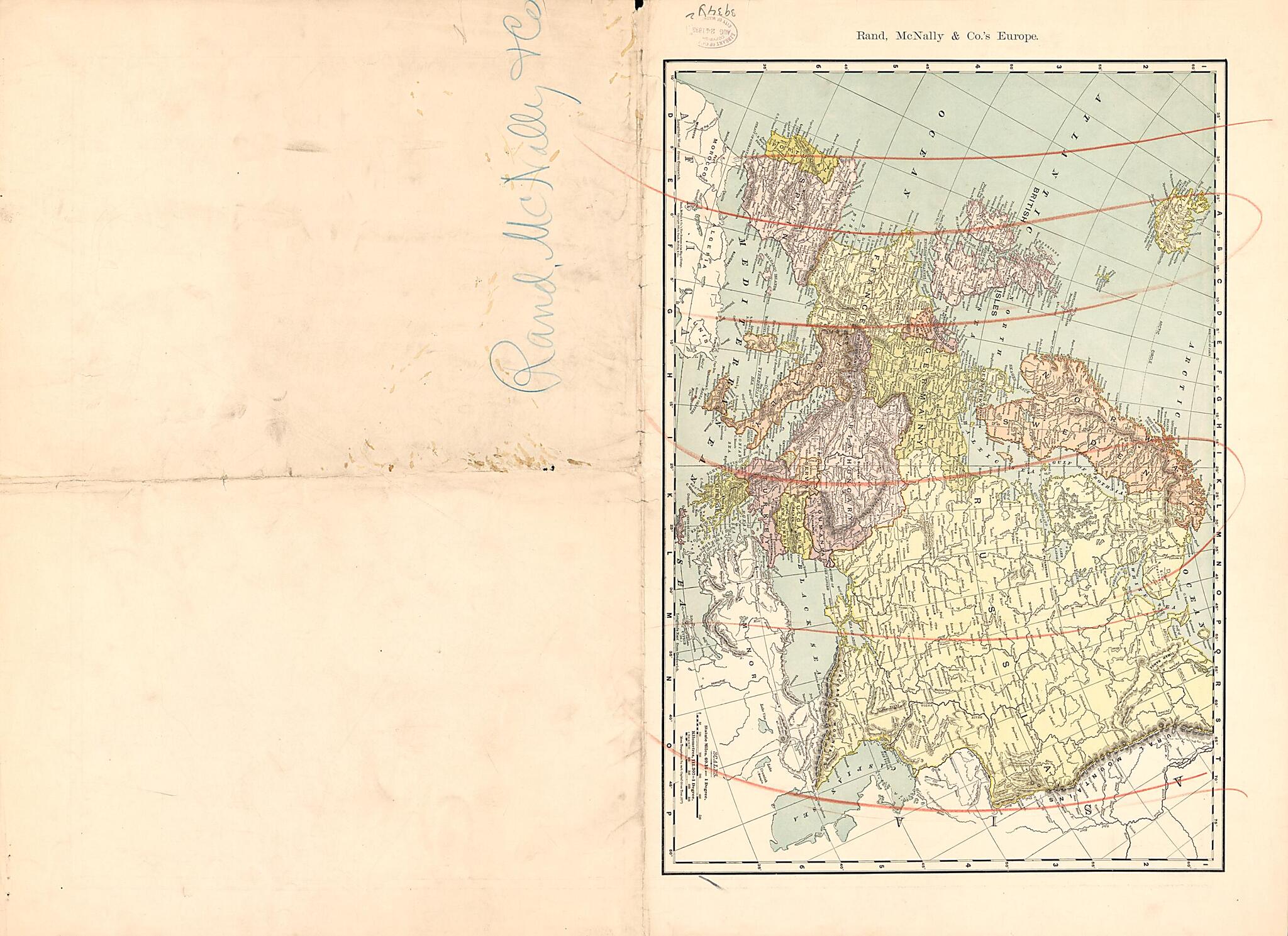 This old map of Rand, McNally & County&