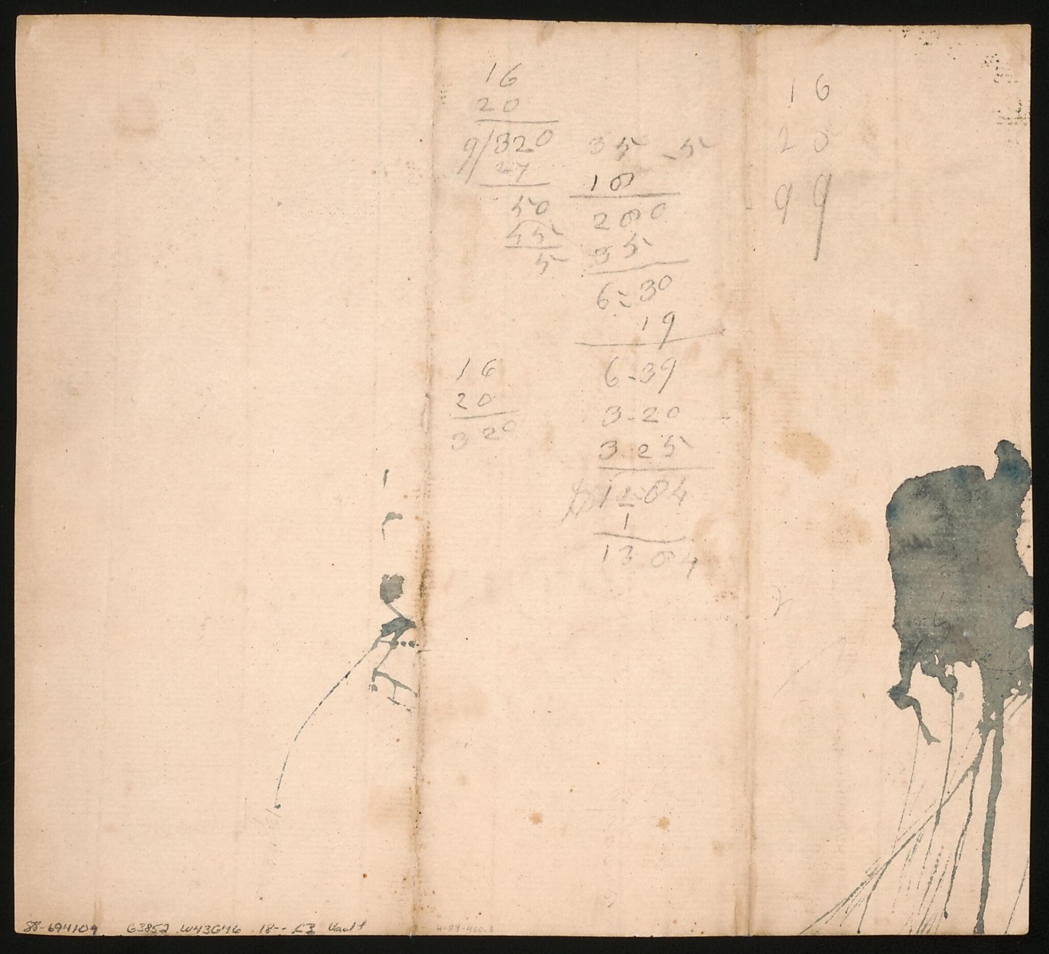 This old map of Cadastral Map of Part of the West End, Washington D.C. from 1800 was created by in 1800