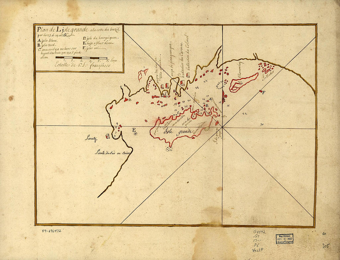 This old map of Plan De L&