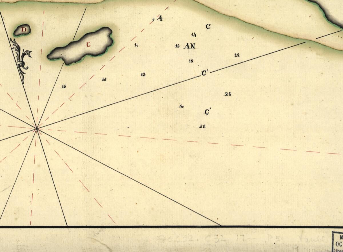 This old map of Plano De La Bahía De Castejón Situada En La Costa Septentrional Del Estrecho De Magallanes from 1700 was created by Antonio Castellanos, Tello Mantilla in 1700