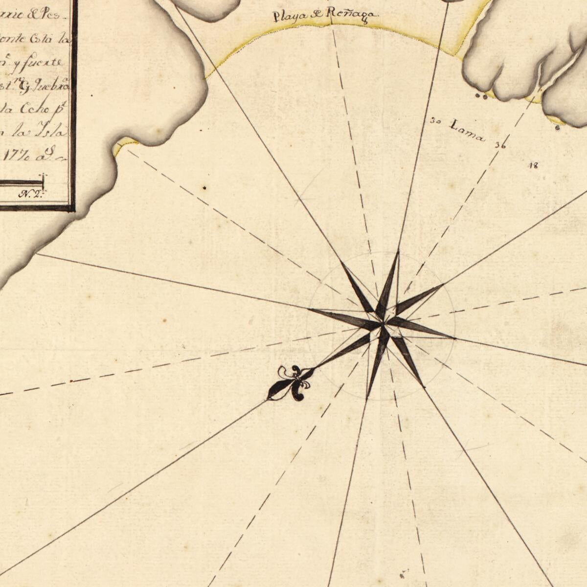 This old map of Plano De Valparayzo from 1770 was created by Miguel López Y Solórzano in 1770