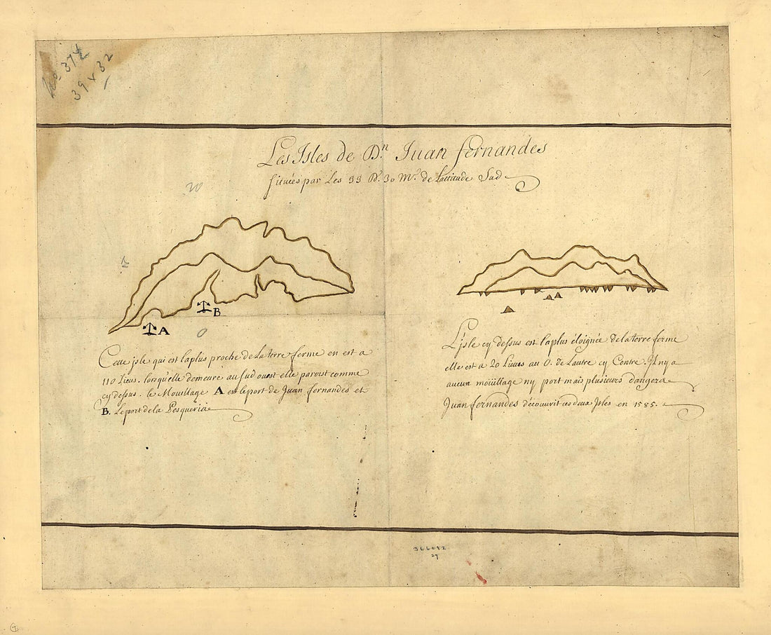 This old map of Plan De La Baye De La Coquimbo from 1700 was created by in 1700