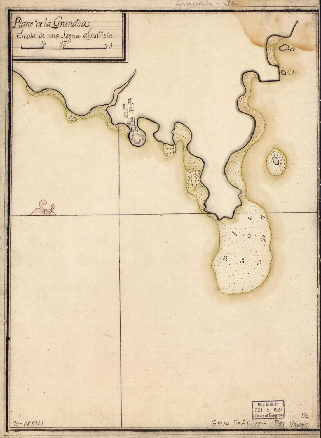 This old map of Plano De La Granada from 1700 was created by in 1700
