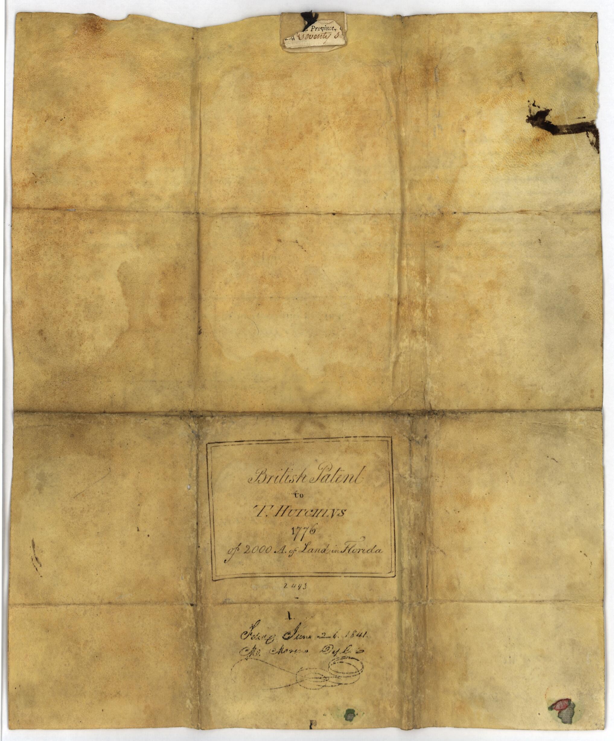 This old map of Thomas Hutchins&
