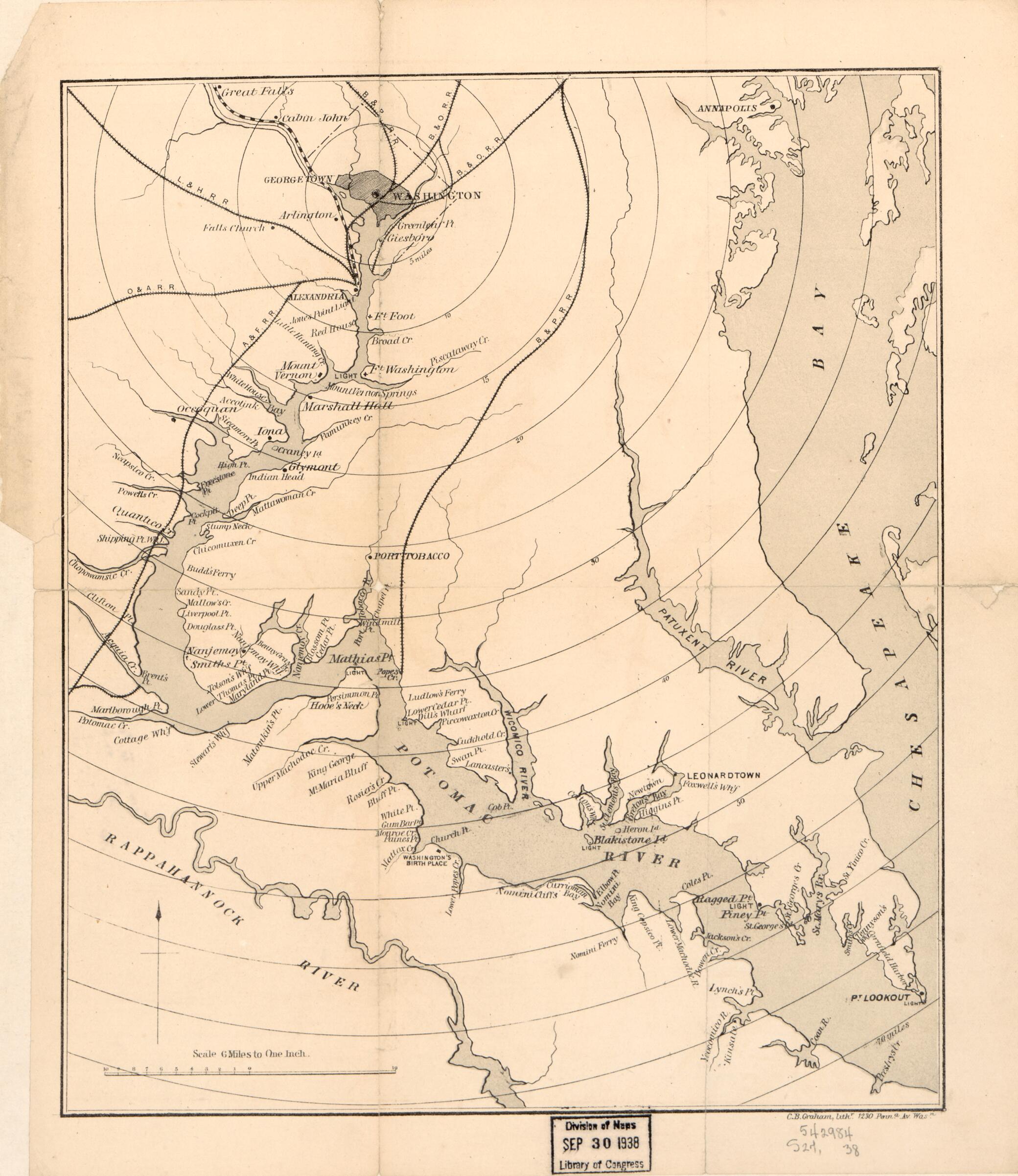 This old map of The Potomac River from Great Falls to Point Lookout from 1878 was created by Jno. P. Anderson, C. B. (Curtis B.) Graham, J. B. (James B.) Philp in 1878