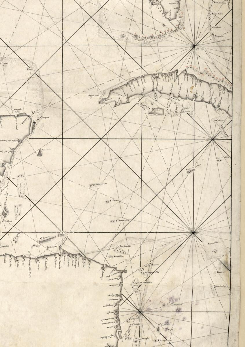This old map of Map Showing Caribbean Area Including West Indies and Gulf of Mexico from 1730 was created by  in 1730
