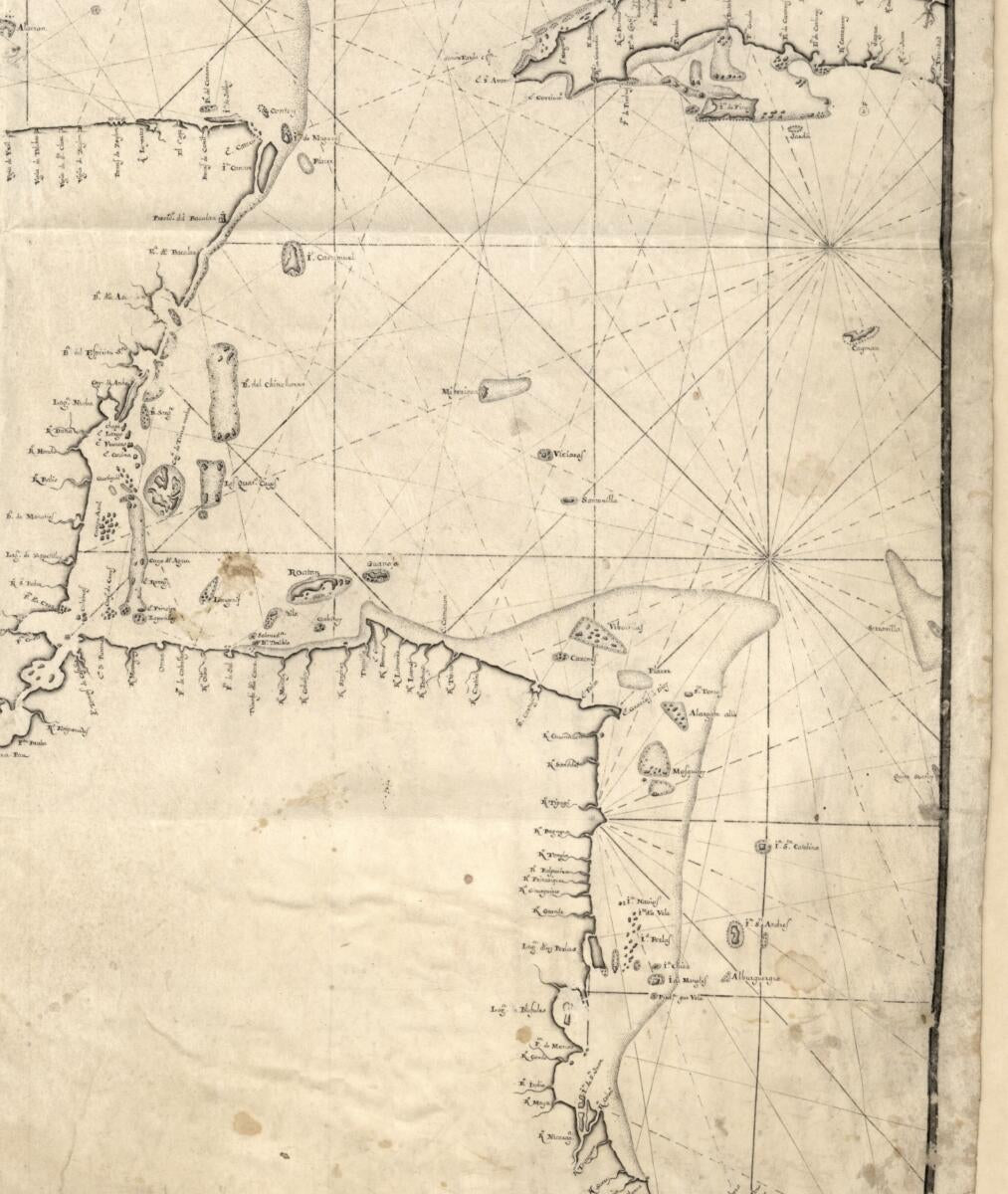 This old map of Map Showing Gulf of Mexico Including Western Portion of Caribbean Area from 1730 was created by  in 1730