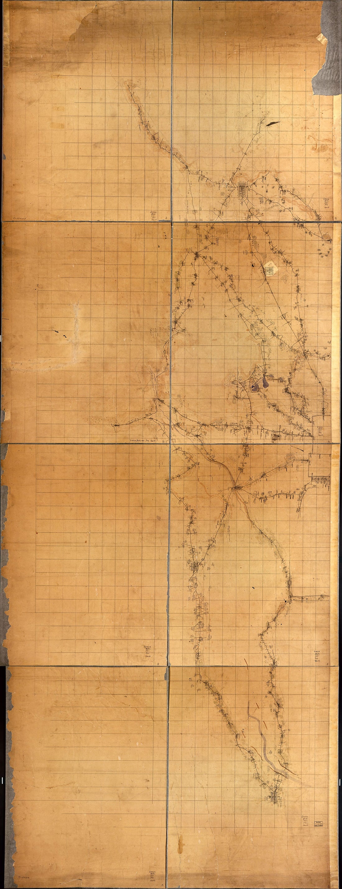 This old map of Pekin Kinbō Zu from 1880 was created by in 1880