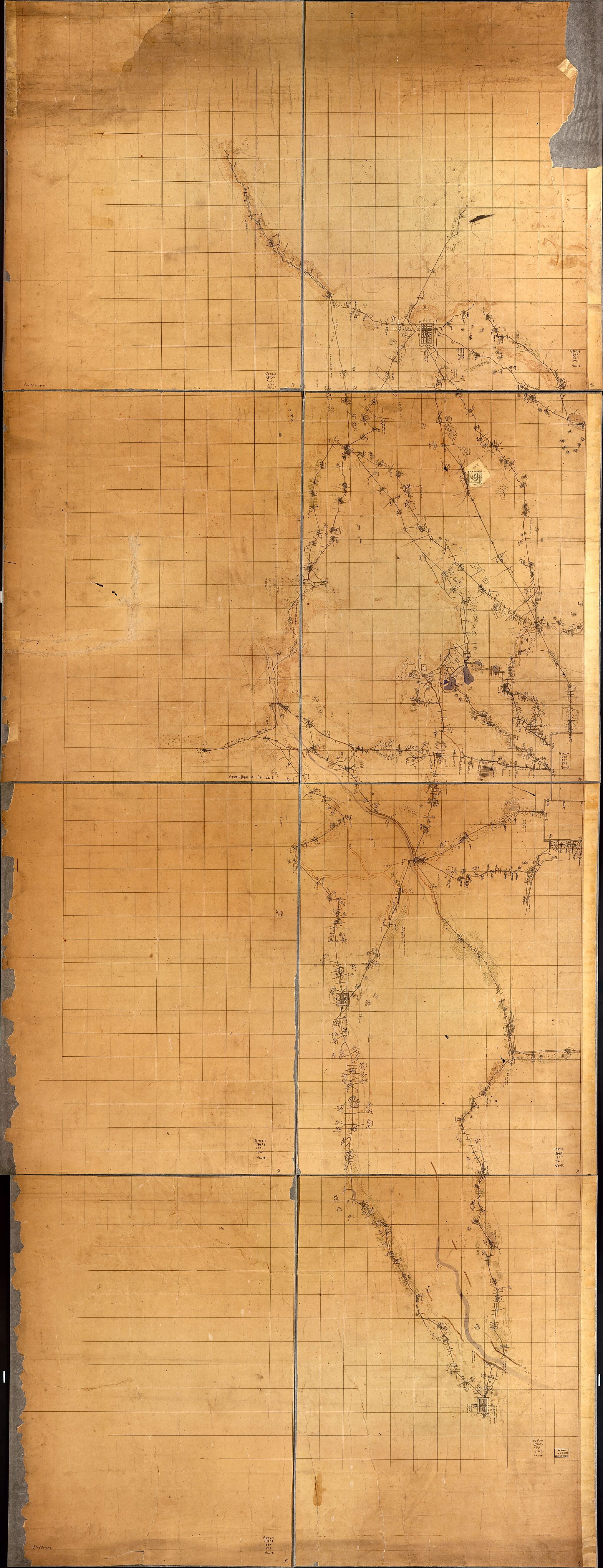 This old map of Pekin Kinbō Zu from 1880 was created by in 1880