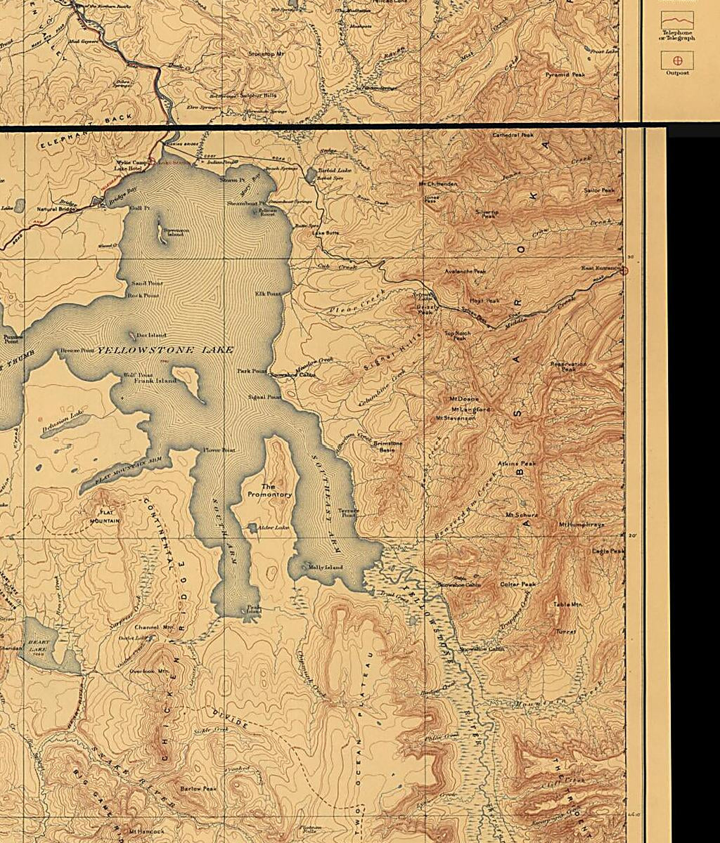 This old map of Montana-Idaho from 1912 was created by  Geological Survey (U.S.), R. B. (Robert Bradford) Marshall, George Otis Smith in 1912