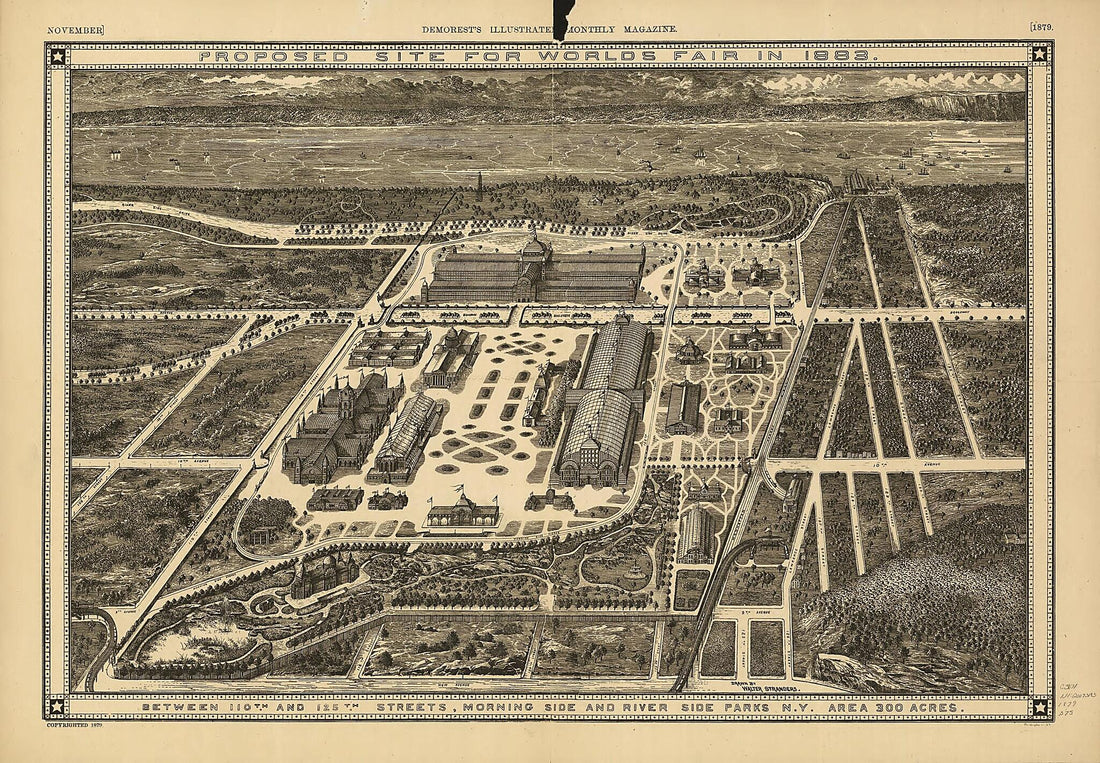 This old map of Proposed Site for World&