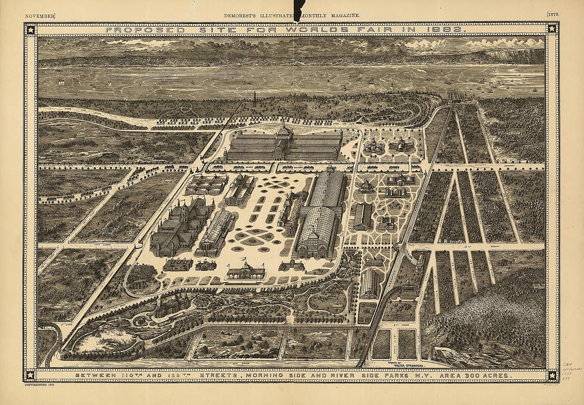 This old map of Proposed Site for World&