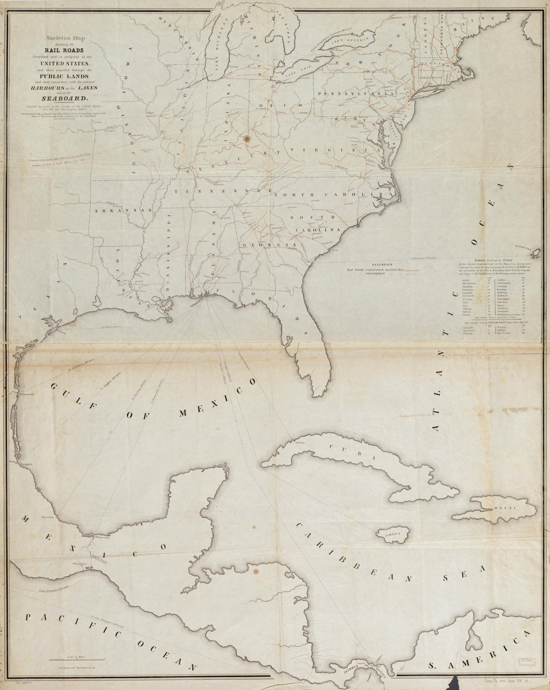 This old map of 9 from 1848 was created by United States. Congress. Senate in 1848