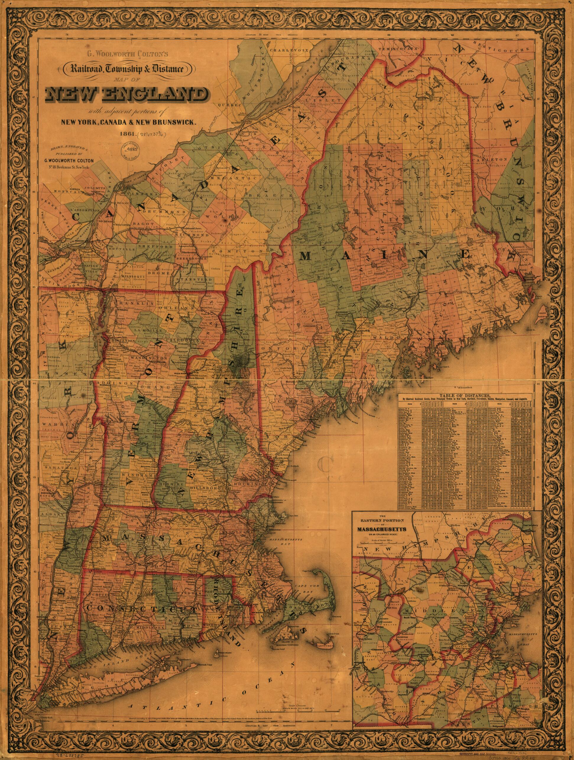 This old map of G. Woolworth Colton&