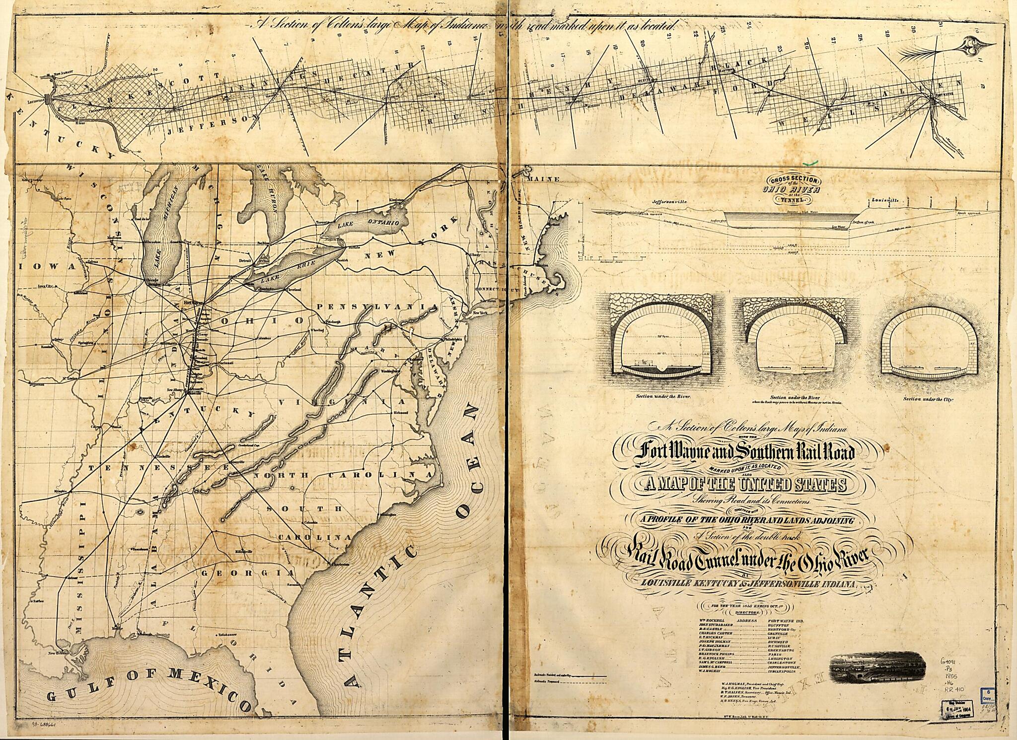 This old map of A Section of Colton&