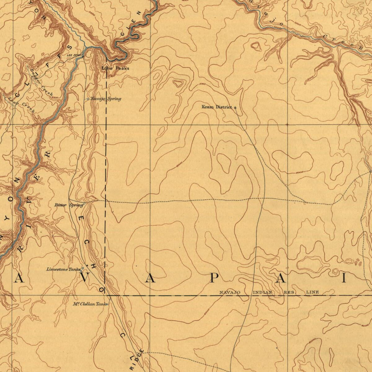 This old map of Arizona from 1891 was created by  Geological Survey (U.S.) in 1891