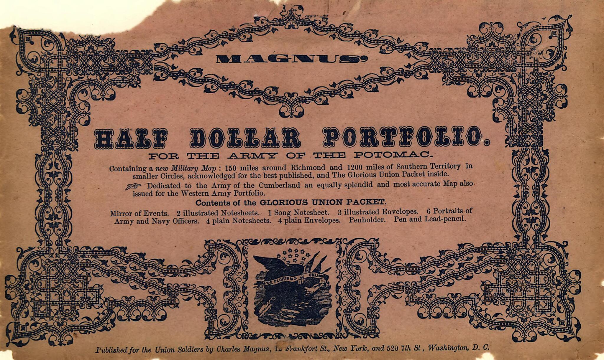 This old map of One Hundred & Fifty Miles Around Richmond. 10th Ed from 1860 was created by Charles Magnus in 1860