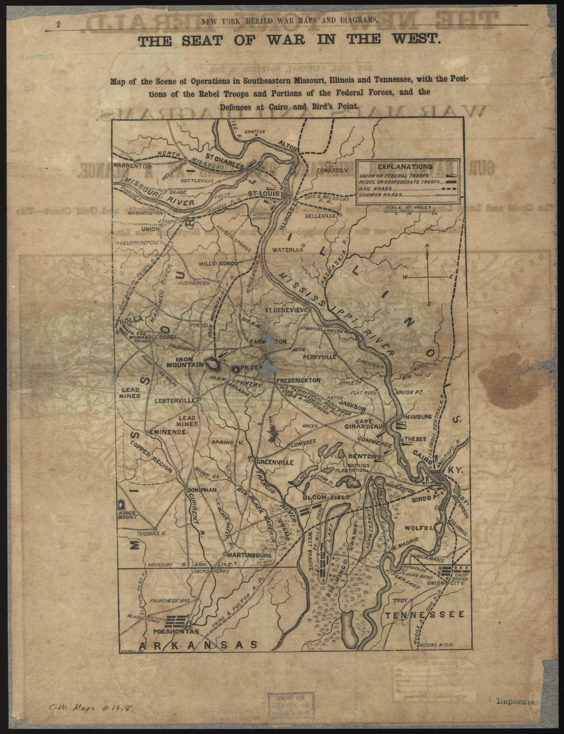 This old map of War Maps and Diagrams from 1861 was created by E. S. Hall in 1861