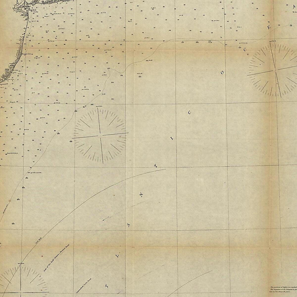 This old map of Atlantic Coast of the United States (in Four Sheets), Sheet No. II, Nantucket to Cape Hatteras from 1863 was created by A. D. (Alexander Dallas) Bache,  United States Coast Survey in 1863