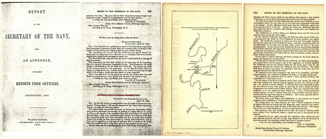 This old map of Map of Operations of the Yazoo Pass Expedition Under Command of Lt. Com. Watson Smith, U.S.N., from 1863 was created by United States. Navy in 1863