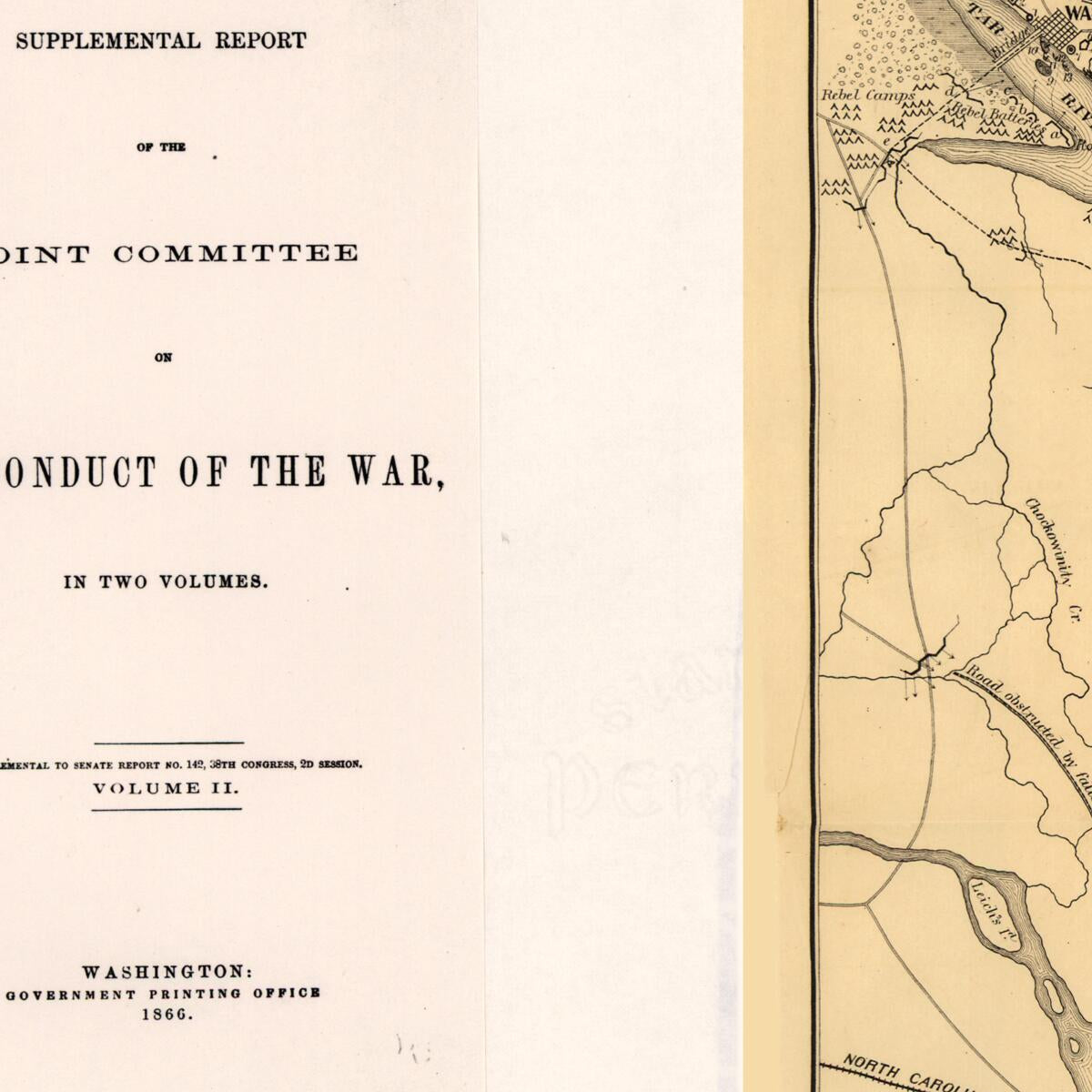 This old map of Sketch Showing the Position of the Attacking and Defending Forces at the Siege of Washington, N.C., March 29 to April 16, 1863 from 1866 was created by John G. (John Gray) Foster in 1866