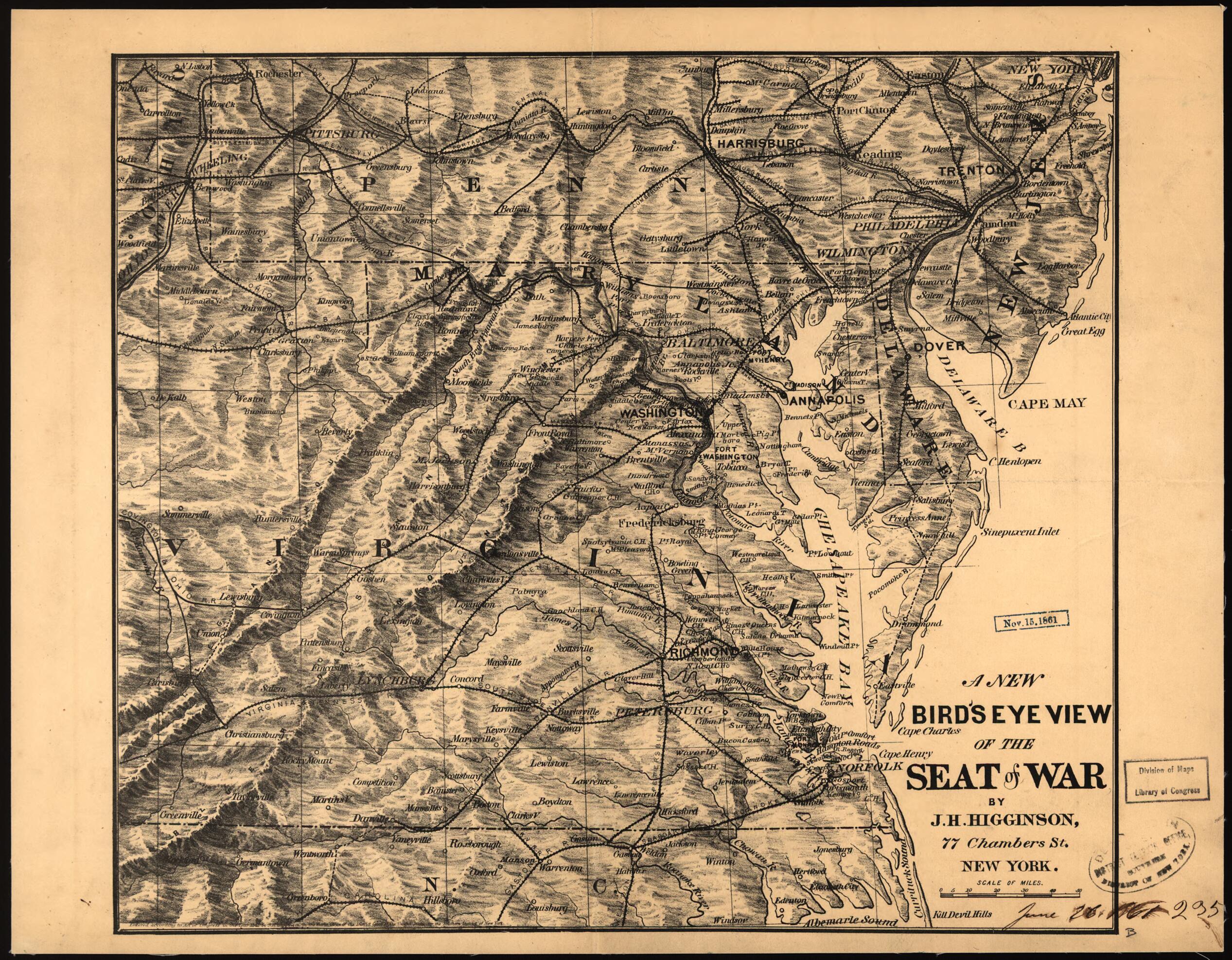 This old map of A New Bird&