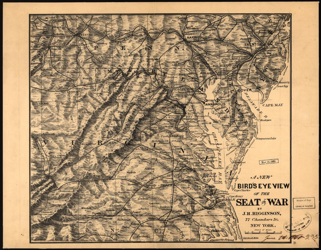 This old map of A New Bird&