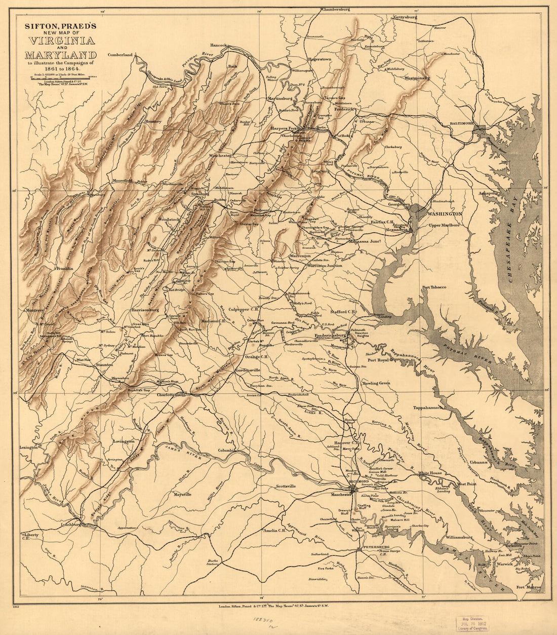 This old map of Sifton, Praed&