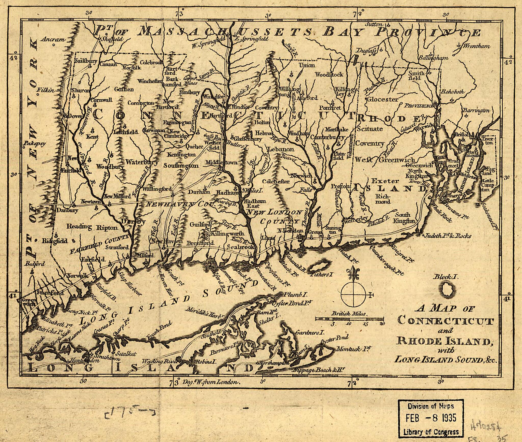 This old map of A Map of Connecticut and Rhode Island With Long Island Sound, &c from 1776 was created by in 1776
