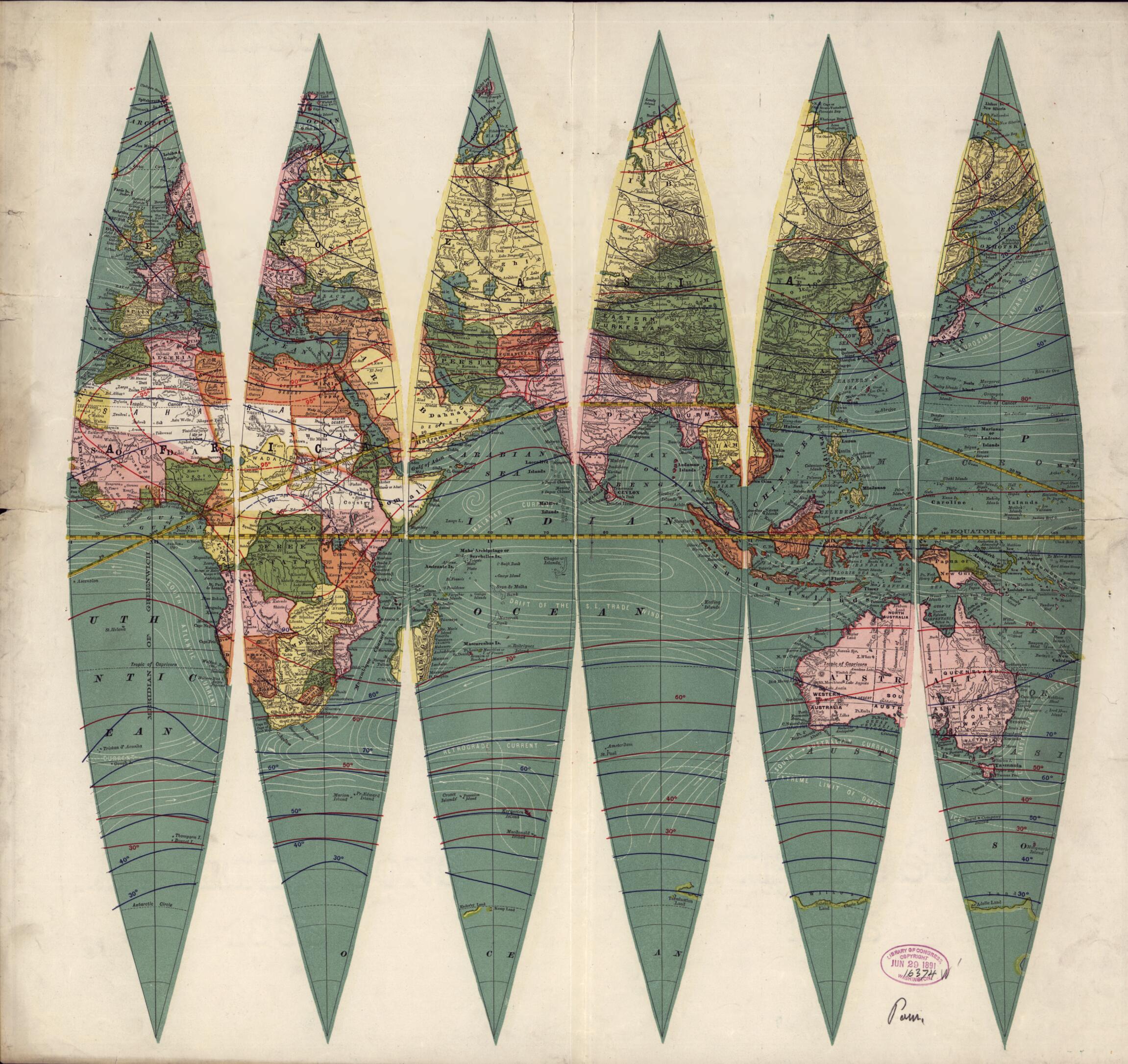 This old map of Rand McNally & Co.&