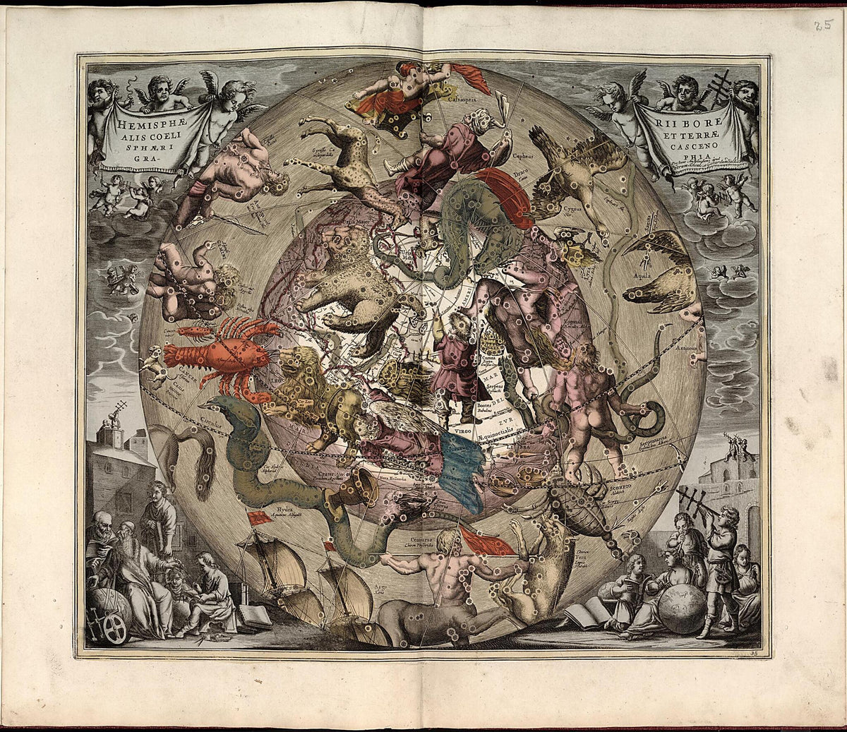 27. Hemisphaerium Stalltum Australe Antiquum from Atlas Universalis Et Novus 1708 by Relic Map Company