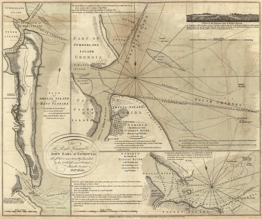 This old map of Plan of Amelia Island In East Florida from the North American Atlas, Selected from the Most Authentic Maps, Charts, Plans, &c. Hitherto Published. from 1777 was created by Thomas Jefferys in 1777
