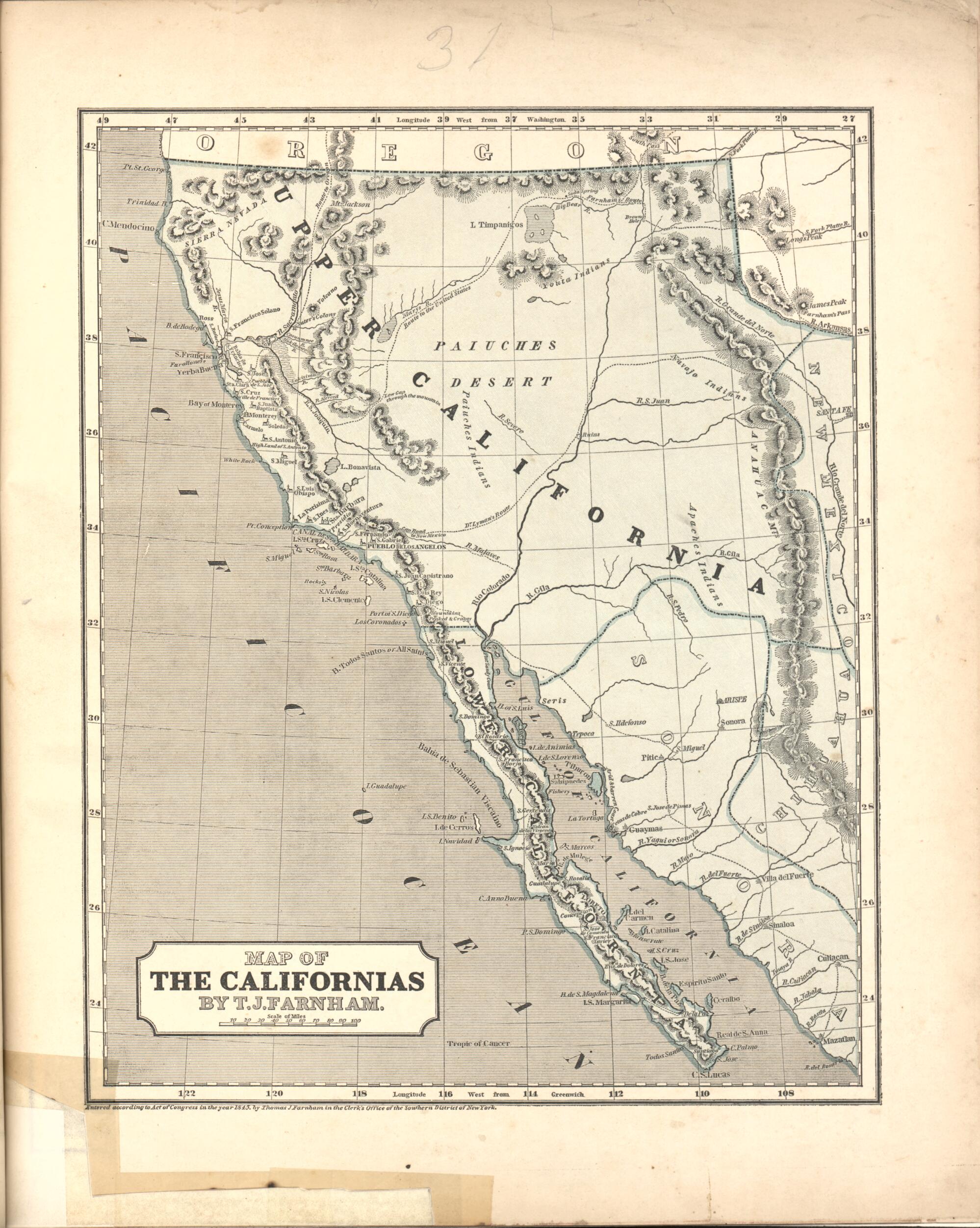 This old map of Map of the Californias from Morse&