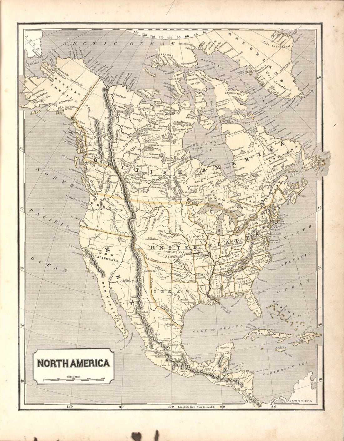This old map of North America from Morse&