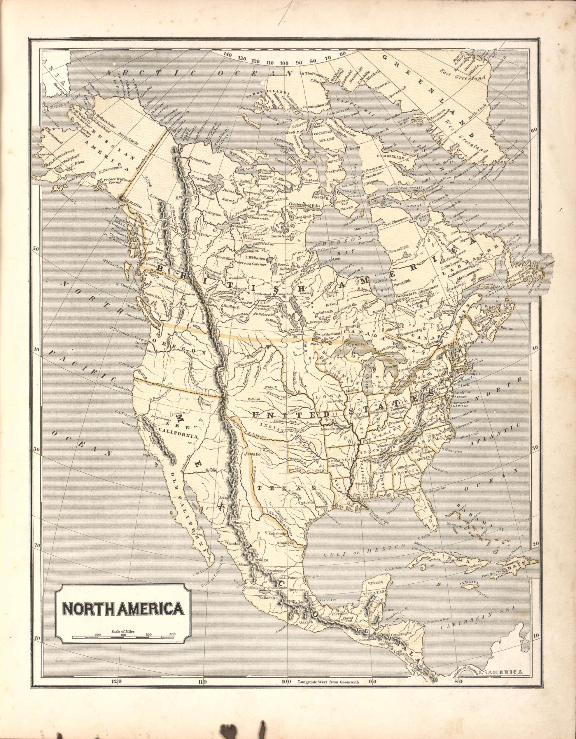 This old map of North America from Morse&