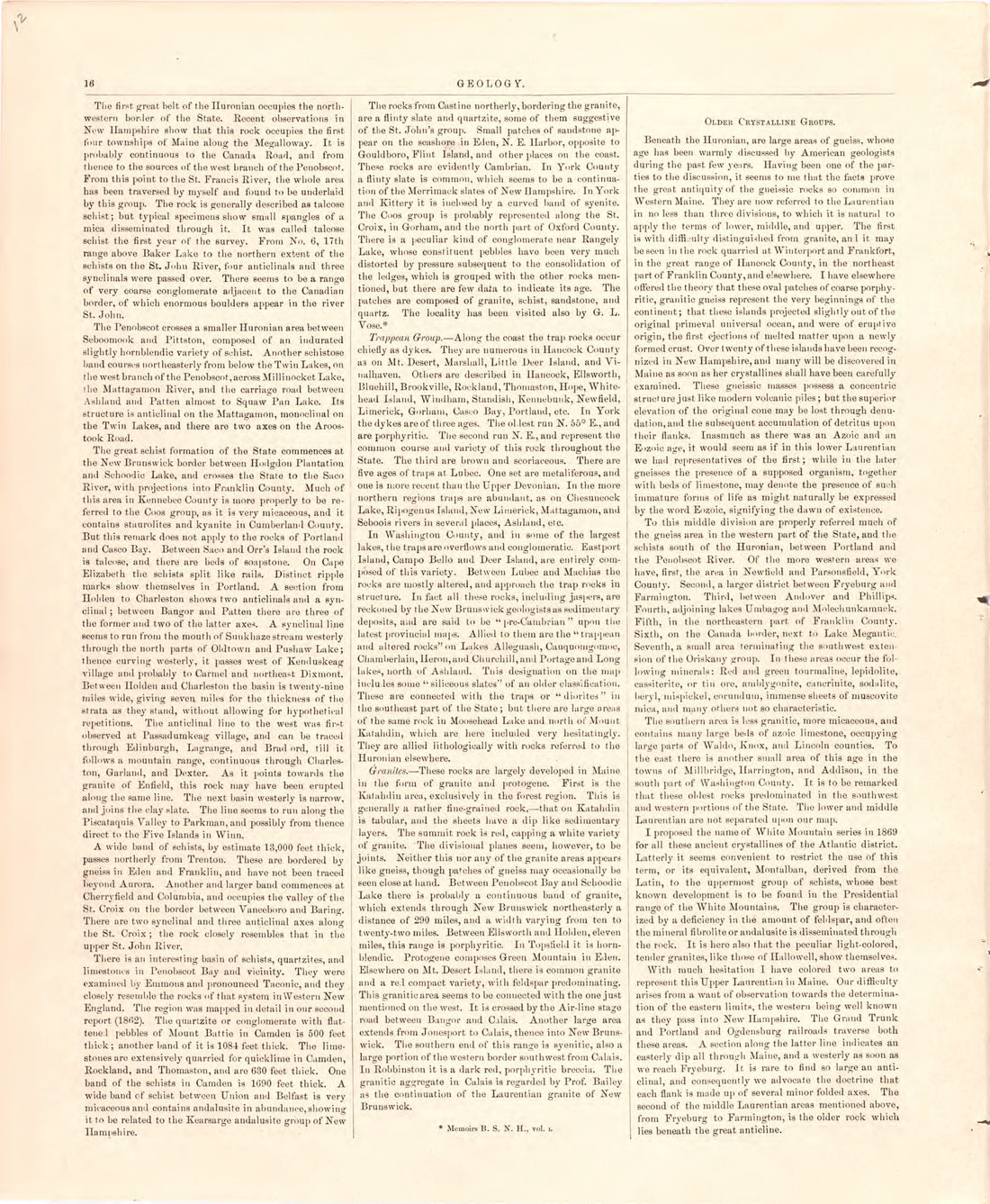 This hand drawn illustration (map) of Geologycontinued from Colby&