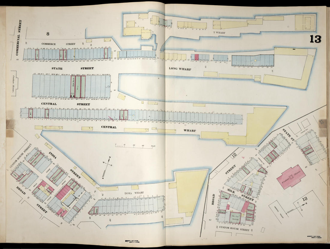 This old map of Image 14 of Boston from Insurance Map of Boston. Volume 1 from 1867 was created by D. A. (Daniel Alfred) Sanborn in 1867
