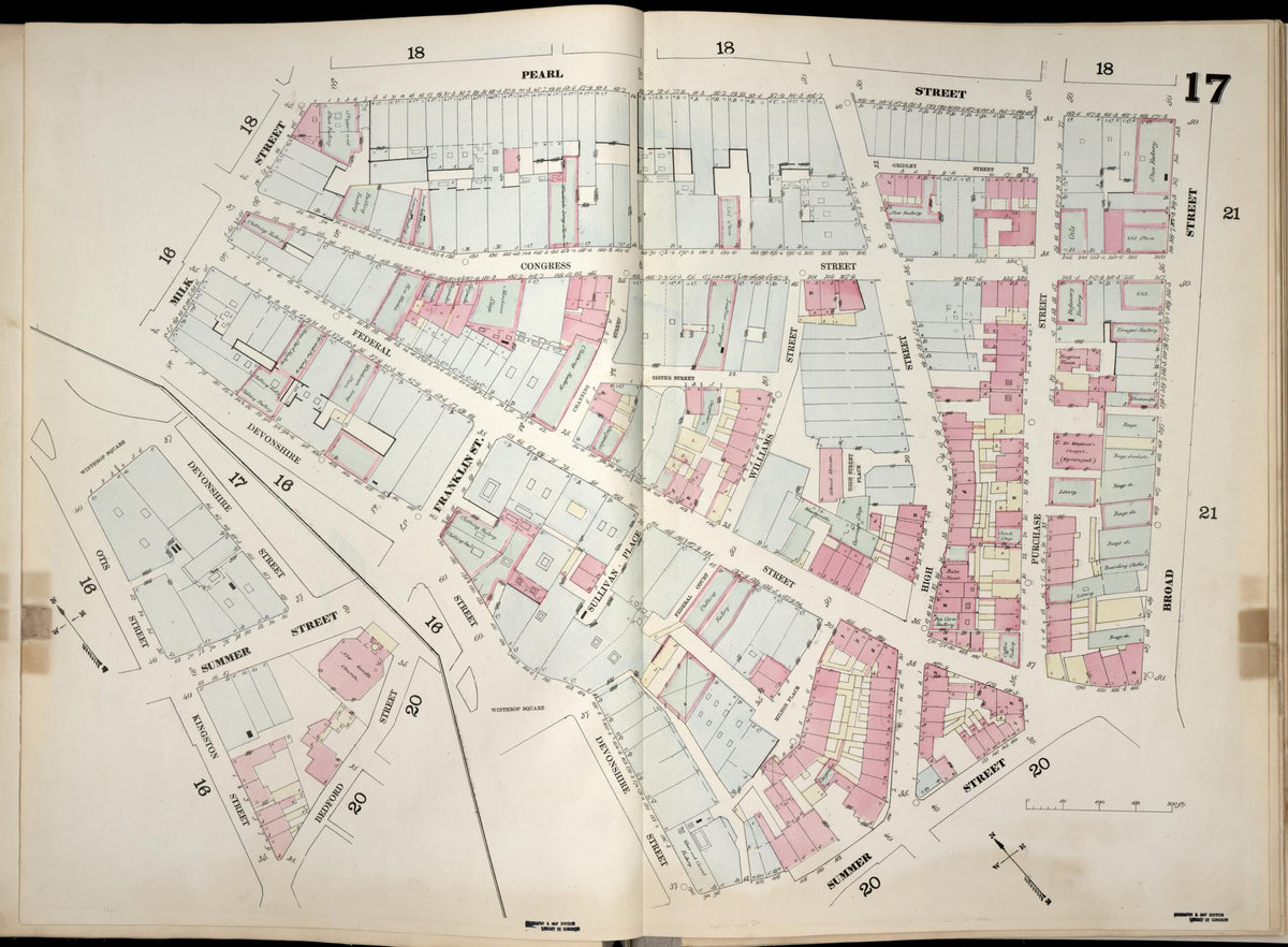 Image 18 of Boston from Insurance Map of Boston. Volume 1 1867 by Relic Map Company