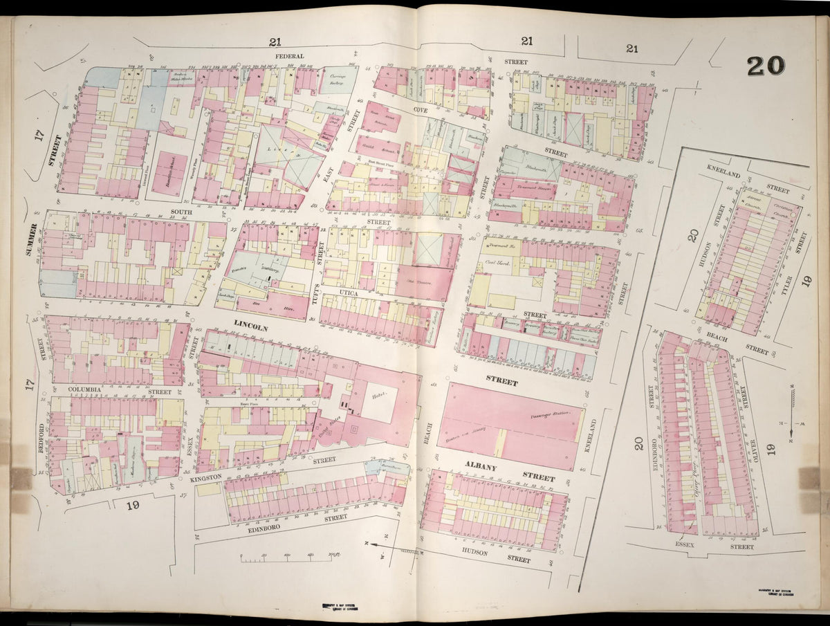Image 21 of Boston from Insurance Map of Boston. Volume 1 1867 by Relic Map Company